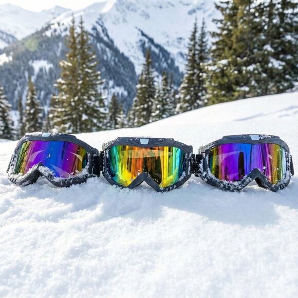 Brand New 2026 Anti-Fog Ski & Snowboard Goggles | 2 Lens Colors | Unisex Fit - Picture 2 of 5